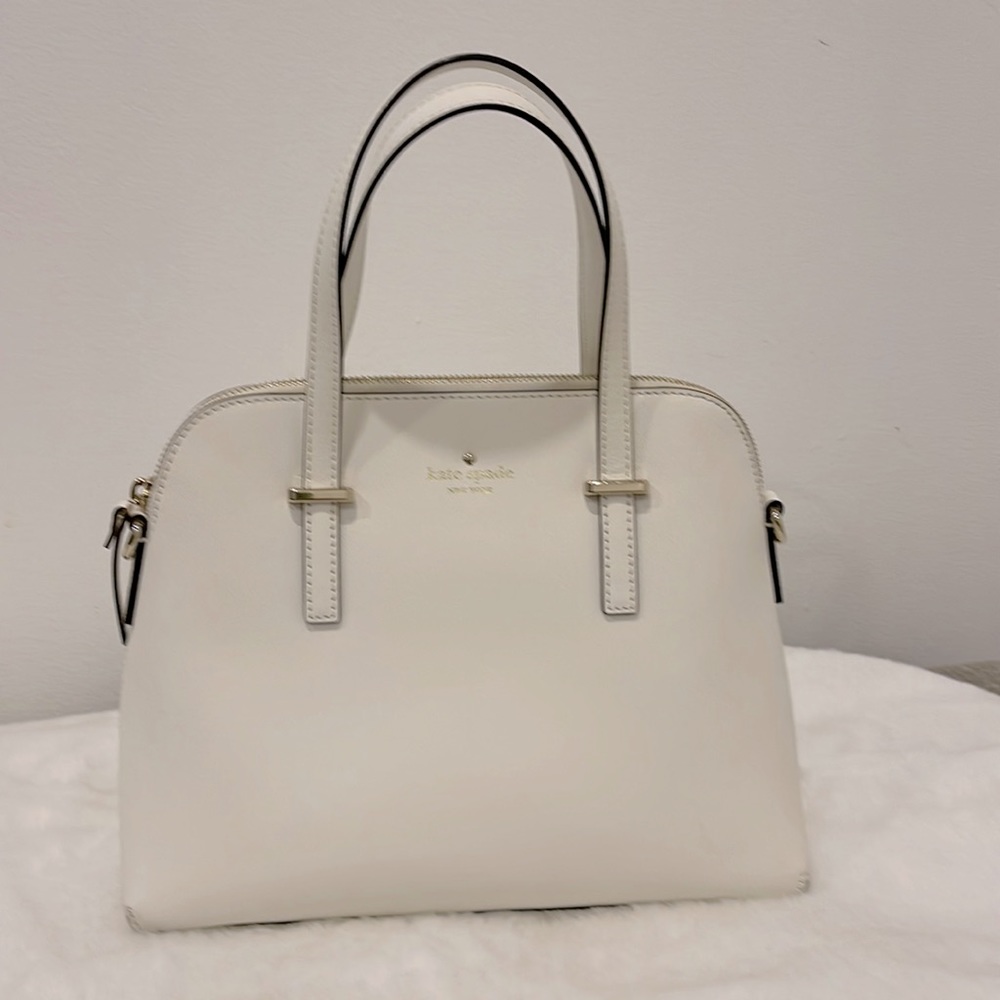 White Kate spade bag!